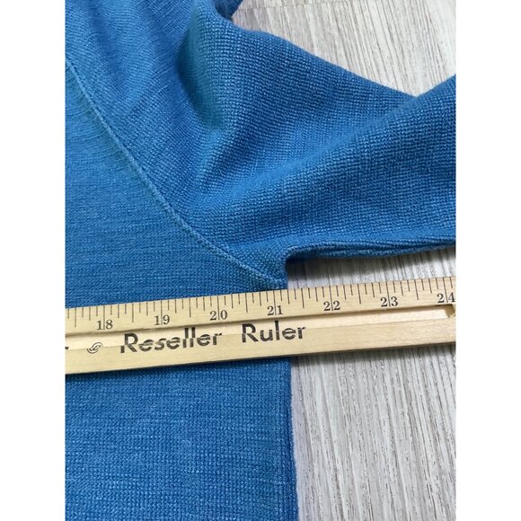 Goodfellow & Co Blue Long-Sleeve Crewneck Sweater 55% Cotton 45% Polyester - Picture 5 of 7